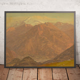 Colombia or Ecuador, Mountains by Frederic Edwin Church, 1853