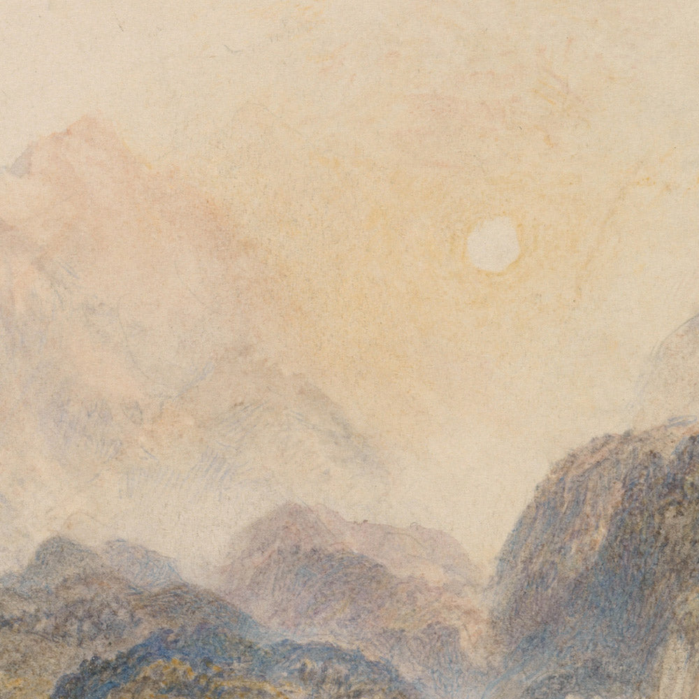 Design for an Illustration for Walter Scott’s ‘Lady of the Lake’ Loch Achray by Turner 1832