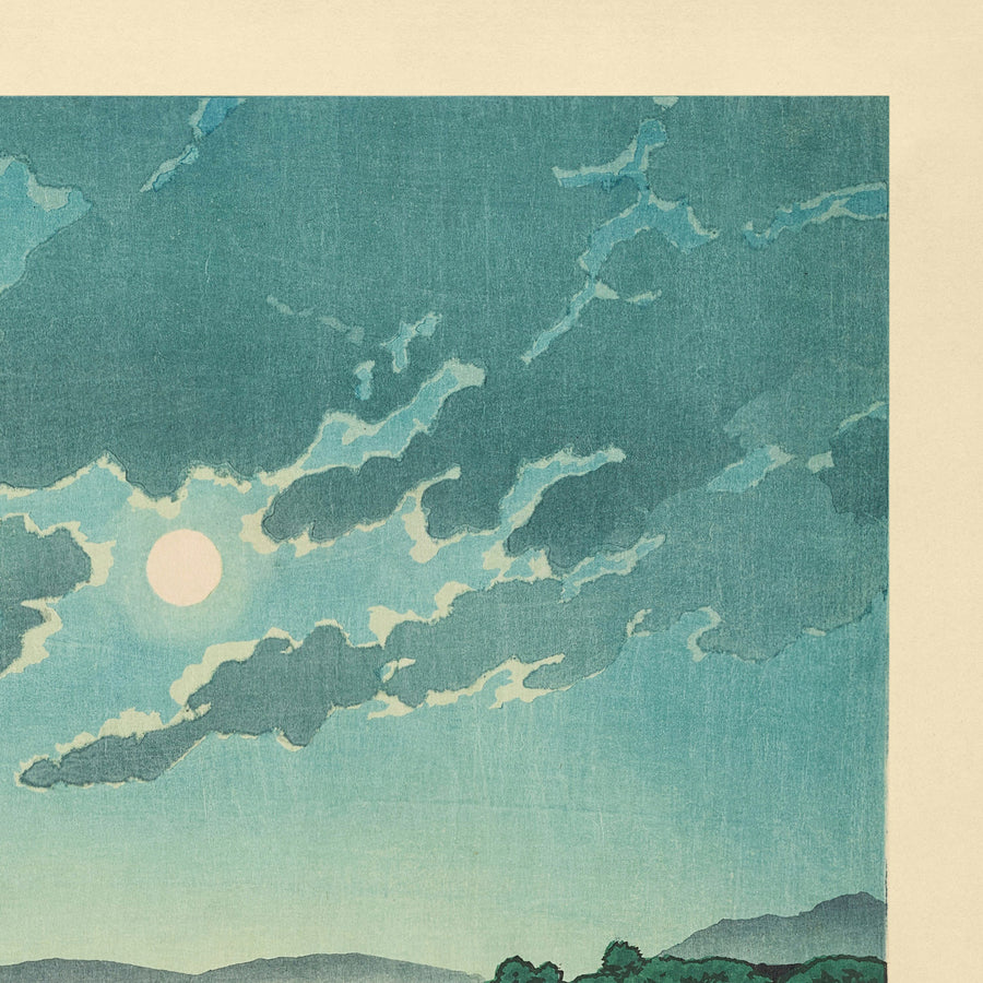 Paso de montaña Karikachi de Hasui Kawase 1935 