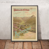 Affiche de voyage Le Mont-Dore : Chemins de Fer d’Orléans par Frédéric Hugo d’Alési, 1898 