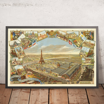 A framed image of Exposition Universelle de Paris 1889 by GTC 1889