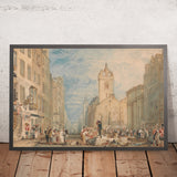 High Street, Edimburgo por Turner, 1818 