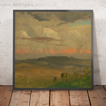 A framed image of 