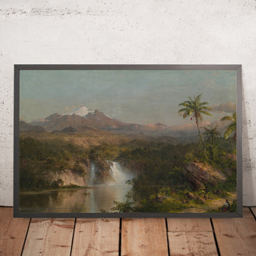 A framed image of 