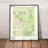 Map of Dunsmuir, California by USGS, 1998 – Castle Crags & Upper Sacramento River