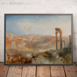 Roma moderna - Campo Vaccino de Turner, 1839 