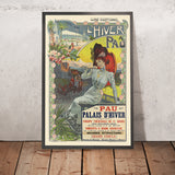 Póster de viaje de Pau: L’Hiver à Pau de Vincent Lorant-Heilbronn, 1900 