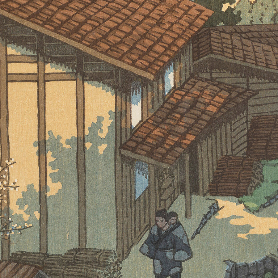 Nenoyama, Bushu por Hasui Kawase, 1941 