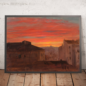 A framed image of 