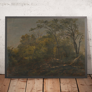 A framed image of 