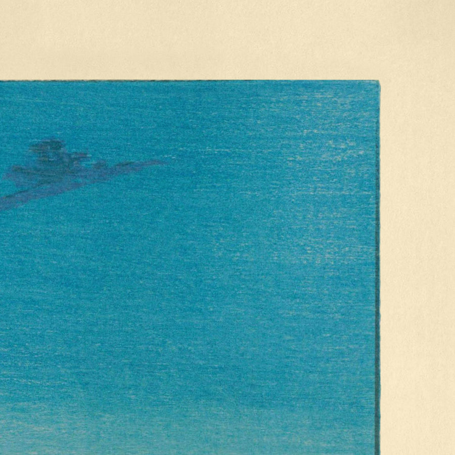 Puente Kiyosu de Hasui Kawase, 1935 