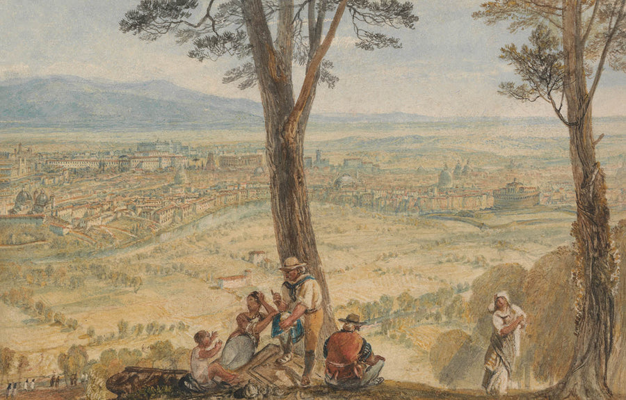Rome from Monte Mario by Turner, 1818