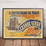 A Notre-Dame de Paris – Rio de Janeiro Grande Venda, Antikes Reiseplakat von Paul Dupont (1900) 
