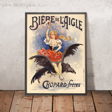 Bière de l’Aigle Vintage Beer Poster for Chopard Frères, 1904