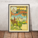 Reiseposter der Picardie: Pierrefonds, Compiègne und Coucy von Gustave Fraipont, 1899 