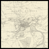 Mappa Antica Personalizzata di Yeovil 