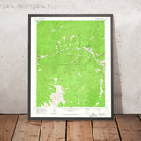 Old Map of Red River, New Mexico by USGS, 1963 – Carson National Forest & Sangre de Cristo Mountains