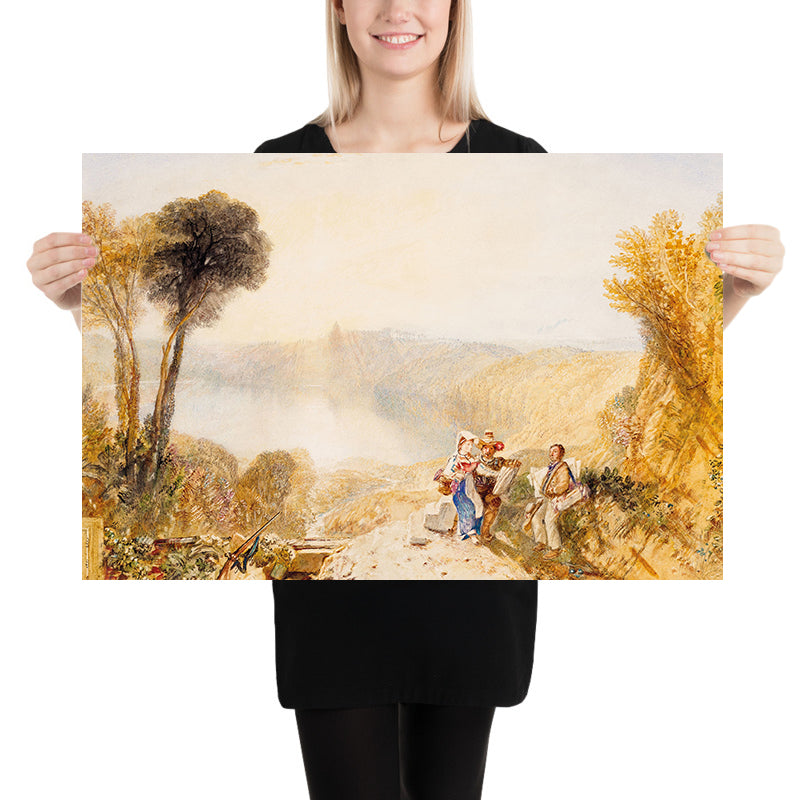 Lago Albano, Italia di Turner, 1794 