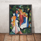 Four Girls by August Macke, 1912