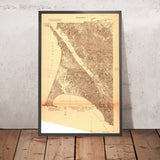 Old Map of Inverness, California by USGS, 1916 – Point Reyes National Seashore, Point Reyes Station & Tomales Bay