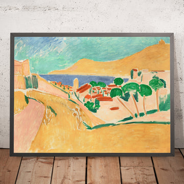 Ein gerahmtes Bild von Collioure en août (Collioure im August) von Henri Matisse, 1911