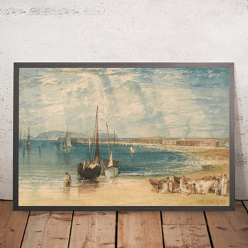 Une image encadrée de Weymouth par Turner (JMW Turner) 1811