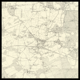 Mappa Antica Personalizzata di Bracknell 