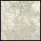 Personalised Old Map of Crouch End