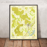 Old Map of Scottsboro, Alabama by USGS, 1950 – Guntersville Reservoir & Tennessee Valley