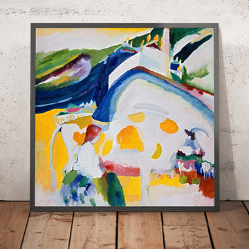 A framed image of 