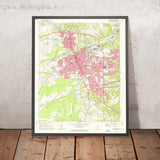 Old Map of Tuscaloosa, Alabama by USGS, 1971 – Northport, University of Alabama & Warrior River