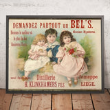 Bel’s Everywhere Vintage Advertising Poster, 1905