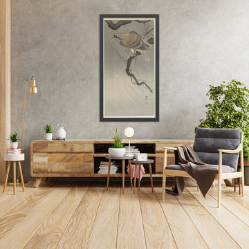 A framed image of 
