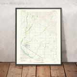 Old Map of Fruita, Colorado by USGS, 1962 – Colorado River & Monument Canyon
