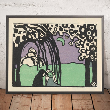 A framed image of 