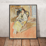 Junge sitzende Frau, gelbes Kleid (Seated young girl, yellow dress) von Henri Matisse, 1912 