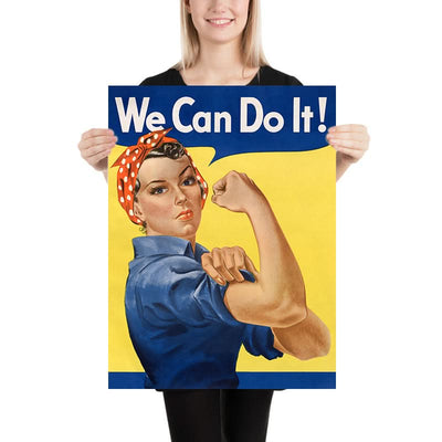 Wir schaffen das von J. Howard Miller, 1943: Rosie die Riveter 