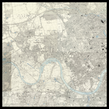 Personalised Old Map of Hammersmith and Fulham