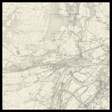 Personalised Old Map of Neath