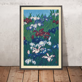 Irises by Hasui Kawase, 1935