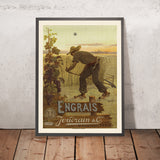 Reiseplakat Frankreich: Engrais Joudrain & Cie von Frédéric Hugo d’Alesi, 1900 