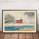 Inokashira Benten-Schrein im Schnee von Hasui Kawase, 1935 