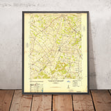 Old Map of Midway, Kentucky by USGS, 1948 – Guston & Woodford County