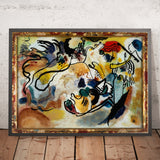 Jüngster Tag (The Day of the Last Judgement) by Wassily Kandinsky, 1912
