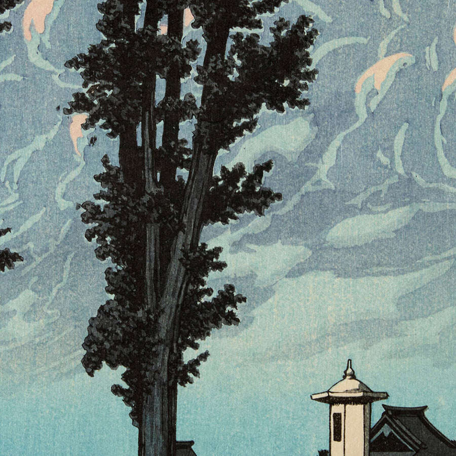 Kanda Myojin Shrine by Hasui Kawase 1935