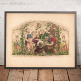 King Gambrinus Vintage Beer Poster, 1878