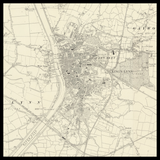 Mapa antiguo personalizado de King's Lynn 