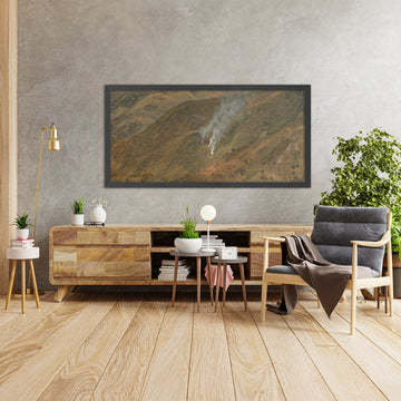 A framed image of 