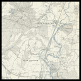Mapa antiguo personalizado de Eastleigh 