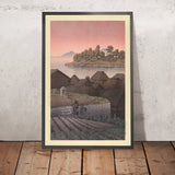 Bella Alba e Villaggio Agricolo di Hasui Kawase, 1937 